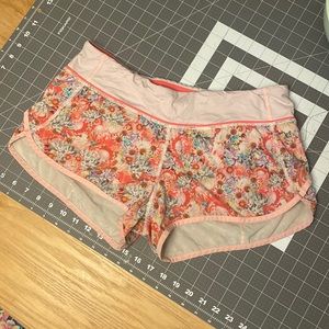 Lululemon floral shorts